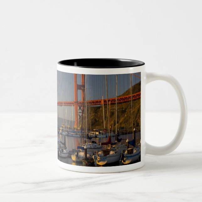 Caneca De Café Em Dois Tons Ponte Golden Gate e São Francisco 4 (Direita)