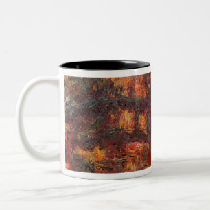 Caneca De Café Em Dois Tons Ponte Japonesa - Claude Monet - c1920