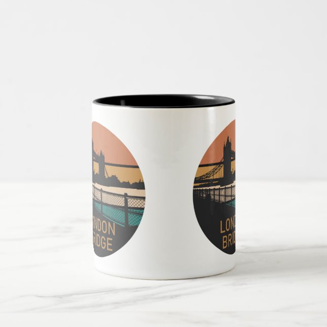 Caneca De Café Em Dois Tons Ponte Londres (Centro)