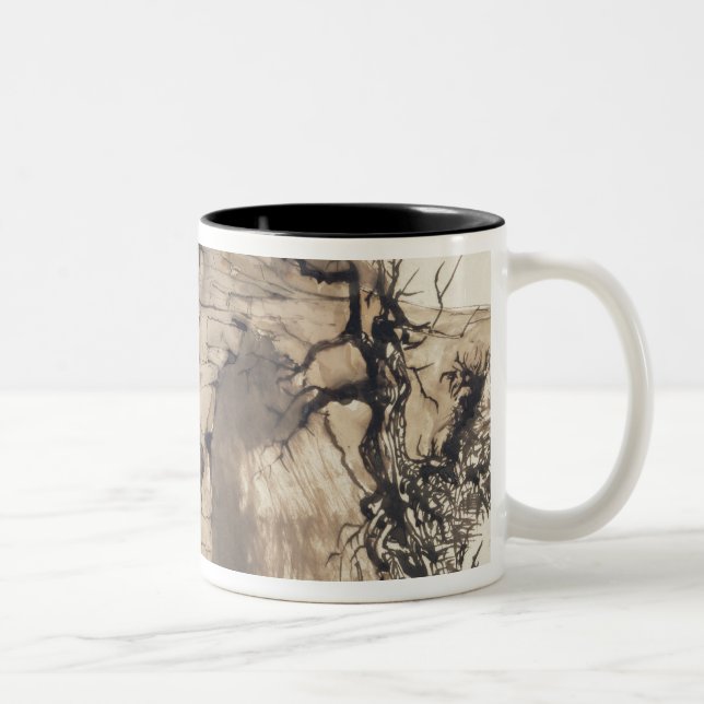 Caneca De Café Em Dois Tons Ponte velha (Direita)