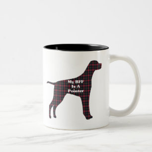 Caneca De Café Em Dois Tons Ponteiro BFF Mug