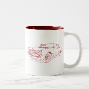 Caneca De Café Em Dois Tons Pontiac GTO 1964