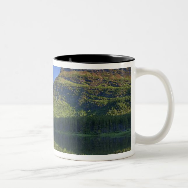 Caneca De Café Em Dois Tons Ponto Grinnel e Monte Allen refletem-se em (Direita)