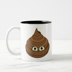 Caneca De Café Em Dois Tons Poop