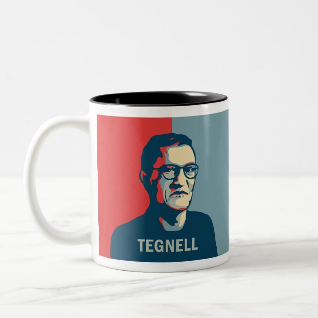 Caneca De Café Em Dois Tons Pop art Anders Tegnell (Esquerda)