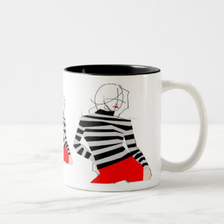 Caneca De Café Em Dois Tons Pop Art Fashion Mug