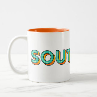Caneca De Café Em Dois Tons Pop Art Southpaw Esquerda Mug Café De Dois Tom