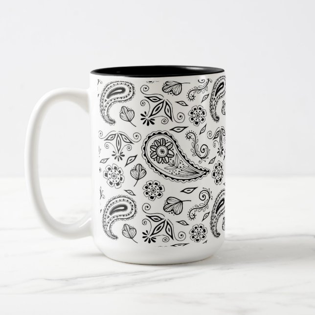 Caneca De Café Em Dois Tons Popular (Esquerda)