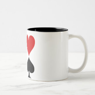 Caneca De Café Em Dois Tons Póquer