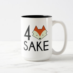 Caneca De Café Em Dois Tons Por causa da raposa