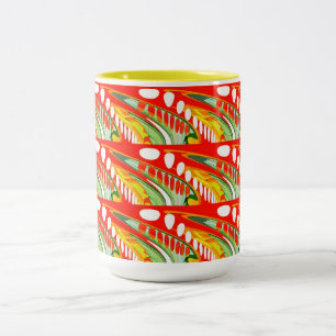 Caneca De Café Em Dois Tons pôr do sol de Las Vegas