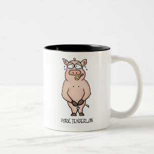 Caneca De Café Em Dois Tons Pork Tenderloin Mug