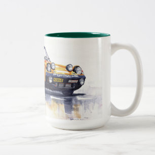 Caneca De Café Em Dois Tons Porsche 914-6 GT reagrupa