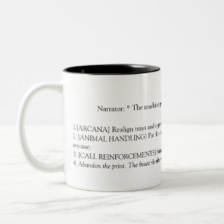 Caneca De Café Em Dois Tons Porta 3 do Baldur inspirada - Emperramento da impr