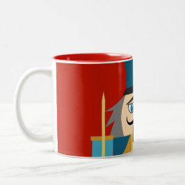 Caneca De Café Em Dois Tons Porta copos Clássica de Nutcracker de Natal