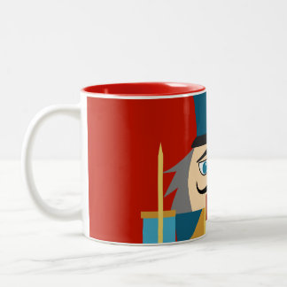 Caneca De Café Em Dois Tons Porta copos Clássica de Nutcracker de Natal