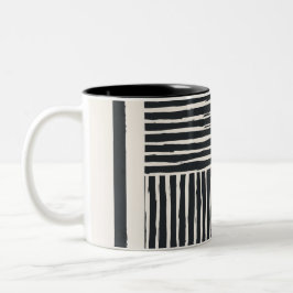 Caneca De Café Em Dois Tons Porta copos de papel preto e branco