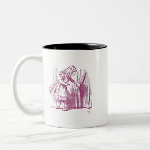 Caneca De Café Em Dois Tons Porta Minúscula de Alice