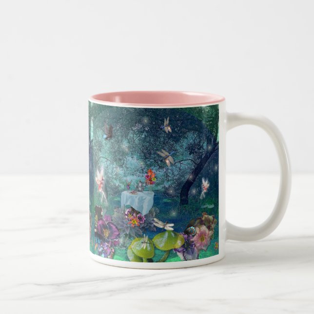 Caneca De Café Em Dois Tons Portal feericamente (Direita)