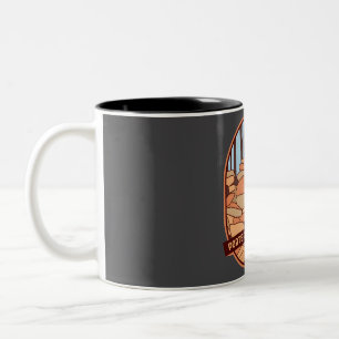 Caneca De Café Em Dois Tons Porters Creek Trail - Subtenente do Tennessee Souv