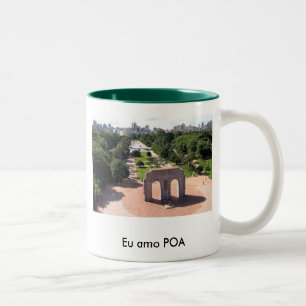 Caneca De Café Em Dois Tons Porto Alegre