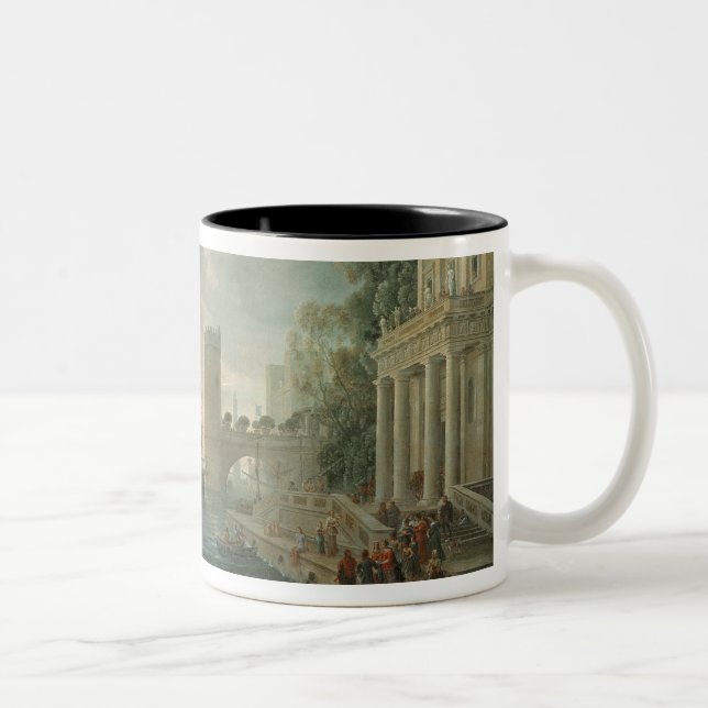Caneca De Café Em Dois Tons Porto com o embarque (Direita)