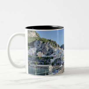 Caneca De Café Em Dois Tons Porto da Costa Amalfi