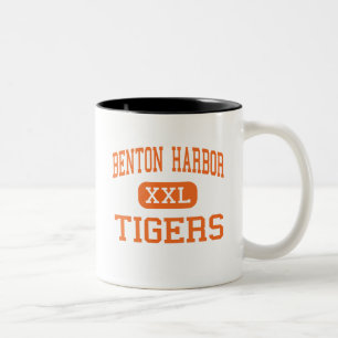Caneca De Café Em Dois Tons Porto de Benton - tigres - alto - porto de Benton