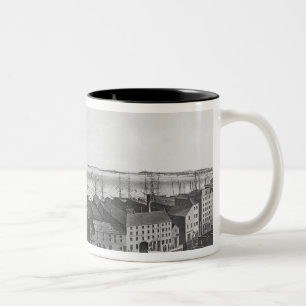 Caneca De Café Em Dois Tons Porto de Boston, 1854