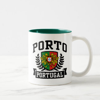Caneca De Café Em Dois Tons Porto Portugal