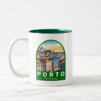 Porto Portugal Viagem Art Emblem