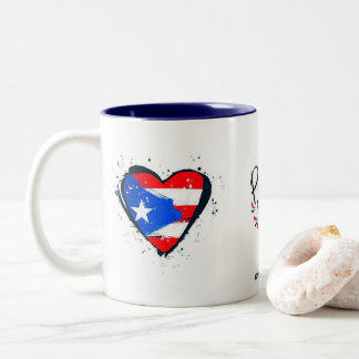 Caneca De Café Em Dois Tons Porto Rico Pa que tu lo sepas
