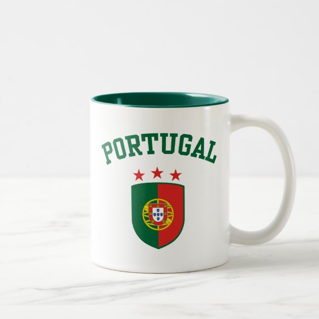 Caneca De Café Em Dois Tons Portugal (Direita)