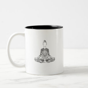 CANECA DE CAFÉ EM DOIS TONS POSE YOGA