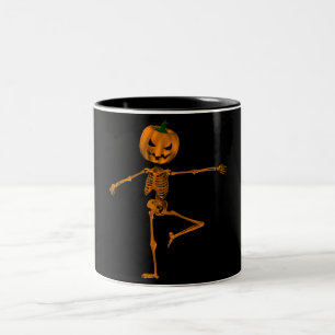 Caneca De Café Em Dois Tons Posição do Balé de Retirada