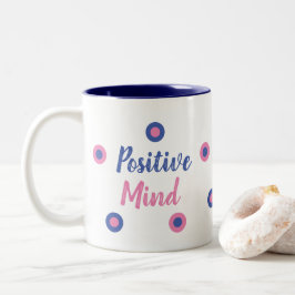 Caneca De Café Em Dois Tons Positive Mind