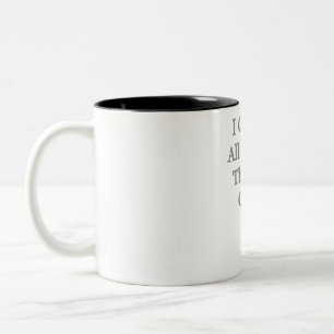 Caneca De Café Em Dois Tons Posso Fazer Tudo Através Do Cristo