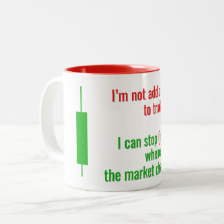 Caneca De Café Em Dois Tons Posso parar (não)