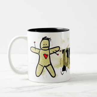 Caneca De Café Em Dois Tons Possuído