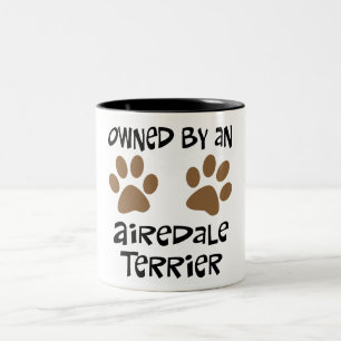 Caneca De Café Em Dois Tons Possuído por Airedale Terrier