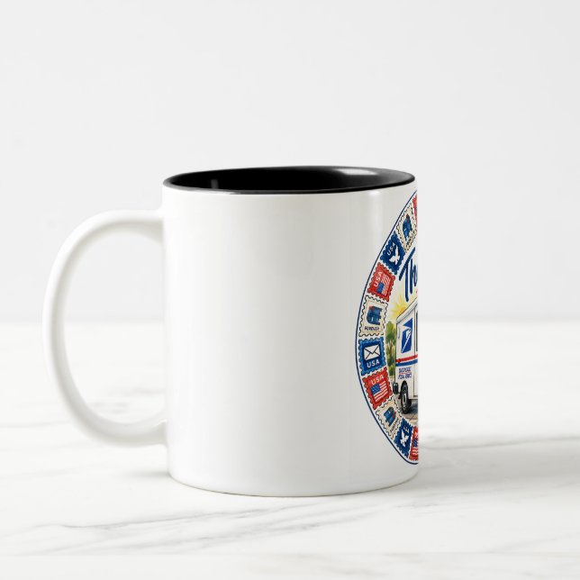 Caneca De Café Em Dois Tons Postal Workers Appreciation  (Esquerda)