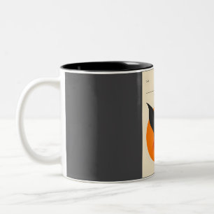Caneca De Café Em Dois Tons Poster de Criptozoologia Criptozoológica com Visit