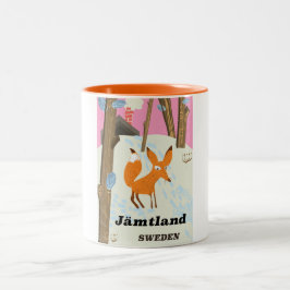 Caneca De Café Em Dois Tons Poster de Suecia de Jämtland