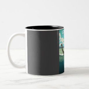 Caneca De Café Em Dois Tons Poster de viagens Loch Ness Scotland