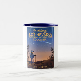 Caneca De Café Em Dois Tons Poster de viagens Nacional do Parque Natural de Lo