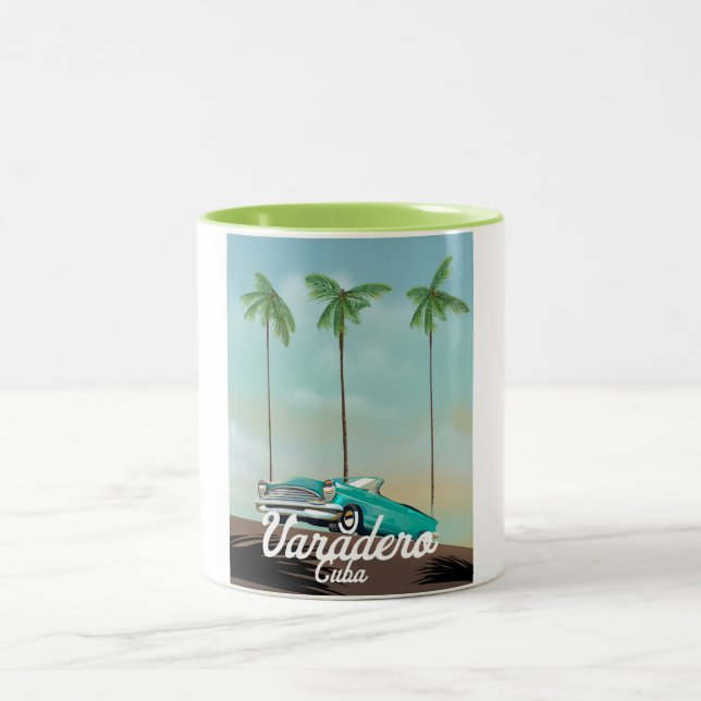 Caneca De Café Em Dois Tons Poster de viagens Varadero Cuba (Centro)