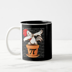 Caneca De Café Em Dois Tons Pote De Galinha Camisa Pi Dia 2023 Matemática Engr