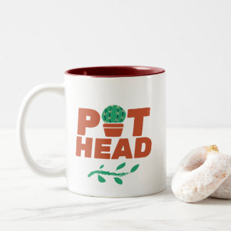 Caneca De Café Em Dois Tons Pote De Plantas Vedantes