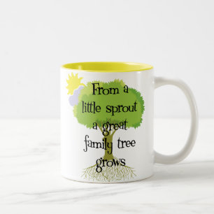 Caneca De Café Em Dois Tons Pouco Sprout