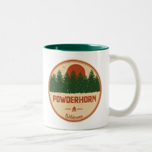 Caneca De Café Em Dois Tons Powderhorn Wilderness Colorado
